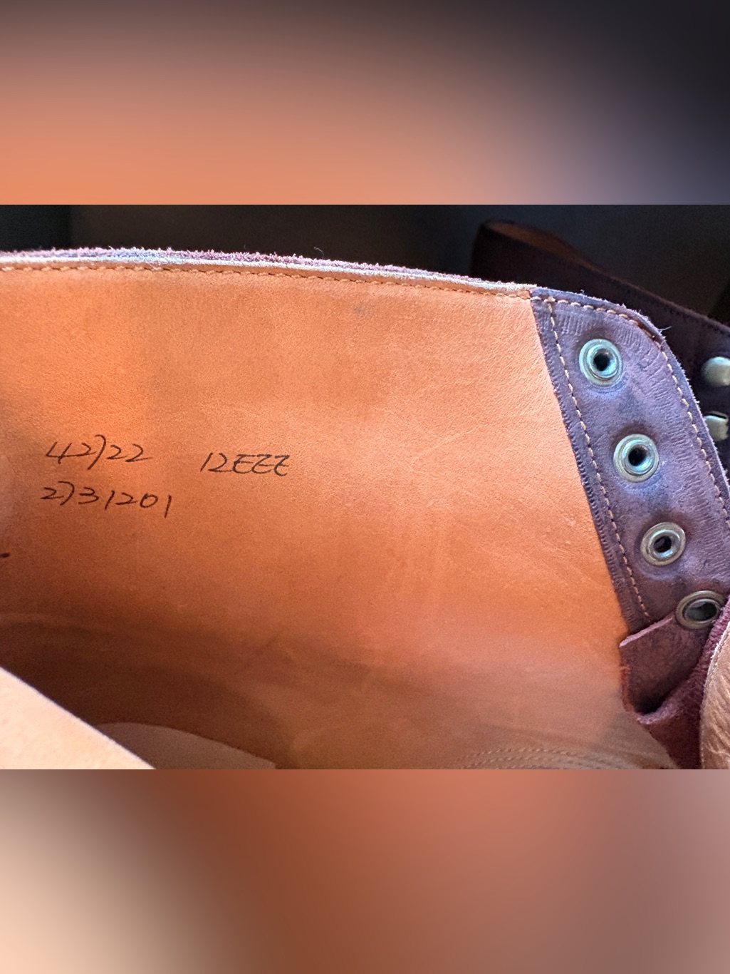Grant Stone Diesel Boot Dark Burgundy Kudu 12 Ezz Wide New In Box — image 6 of 8